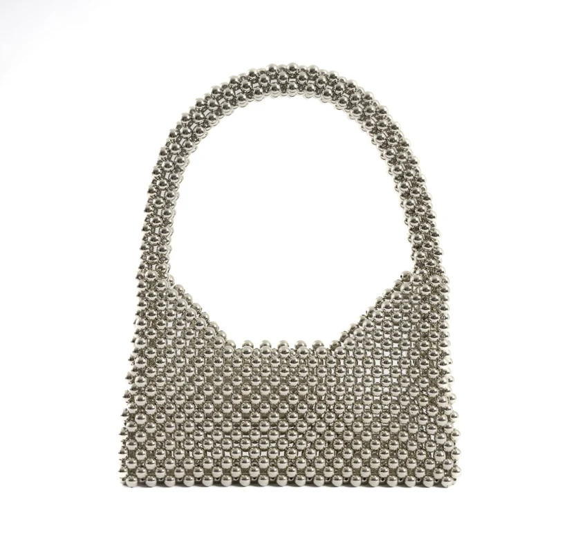 "Briella" Bag	Metallic Silver