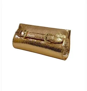 BCKLD Soir Clutch	vegan leaher soiree clutch with buckles detail	Rose Gold 
