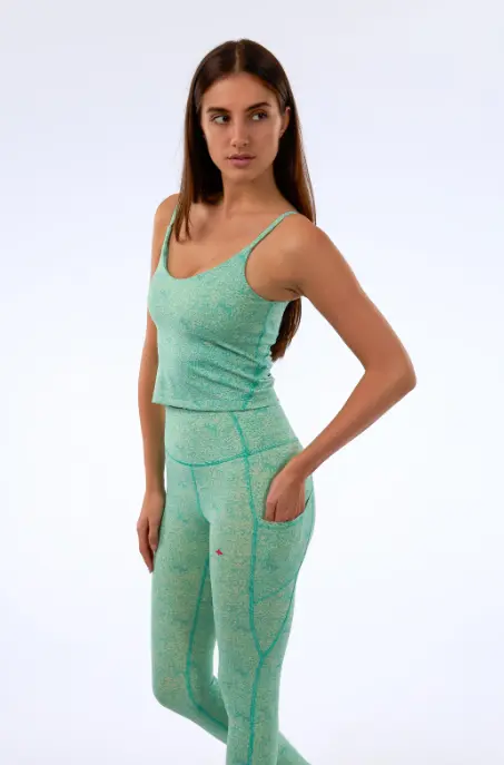 CORAL WAVE LEGGING/Aqua Mist 