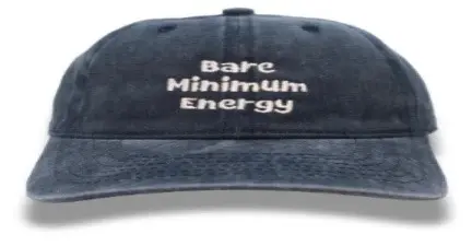 Bare Minimum Energy	Navy 