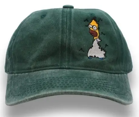 Homer Simpson into the Bushes	Green 