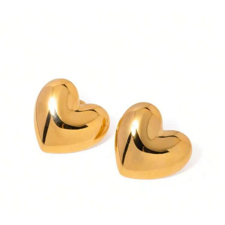 Earrings	Heartlet 	Gold 