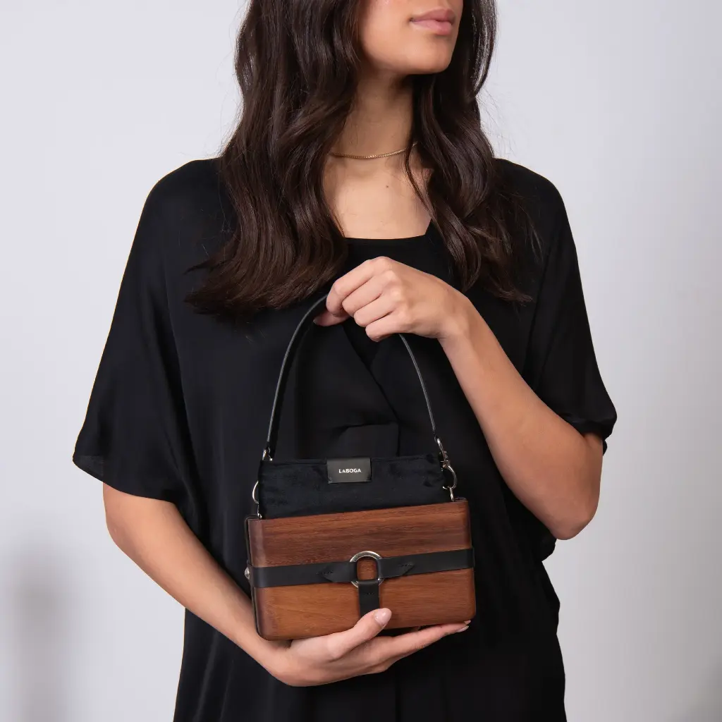 LB1102	Yousra Wood Box	Black 