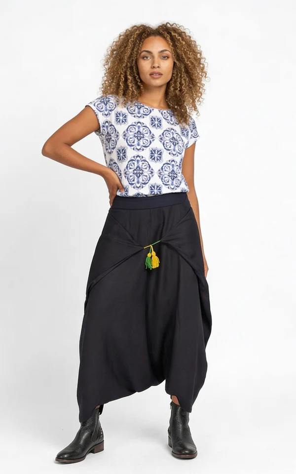 Top TTD001 Tida Top Black in white 