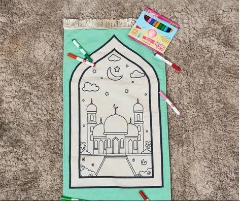 mint green prayer mat  