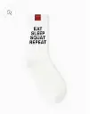 		Eat sleep squat repeat Socks