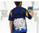 new football drawstring bag 